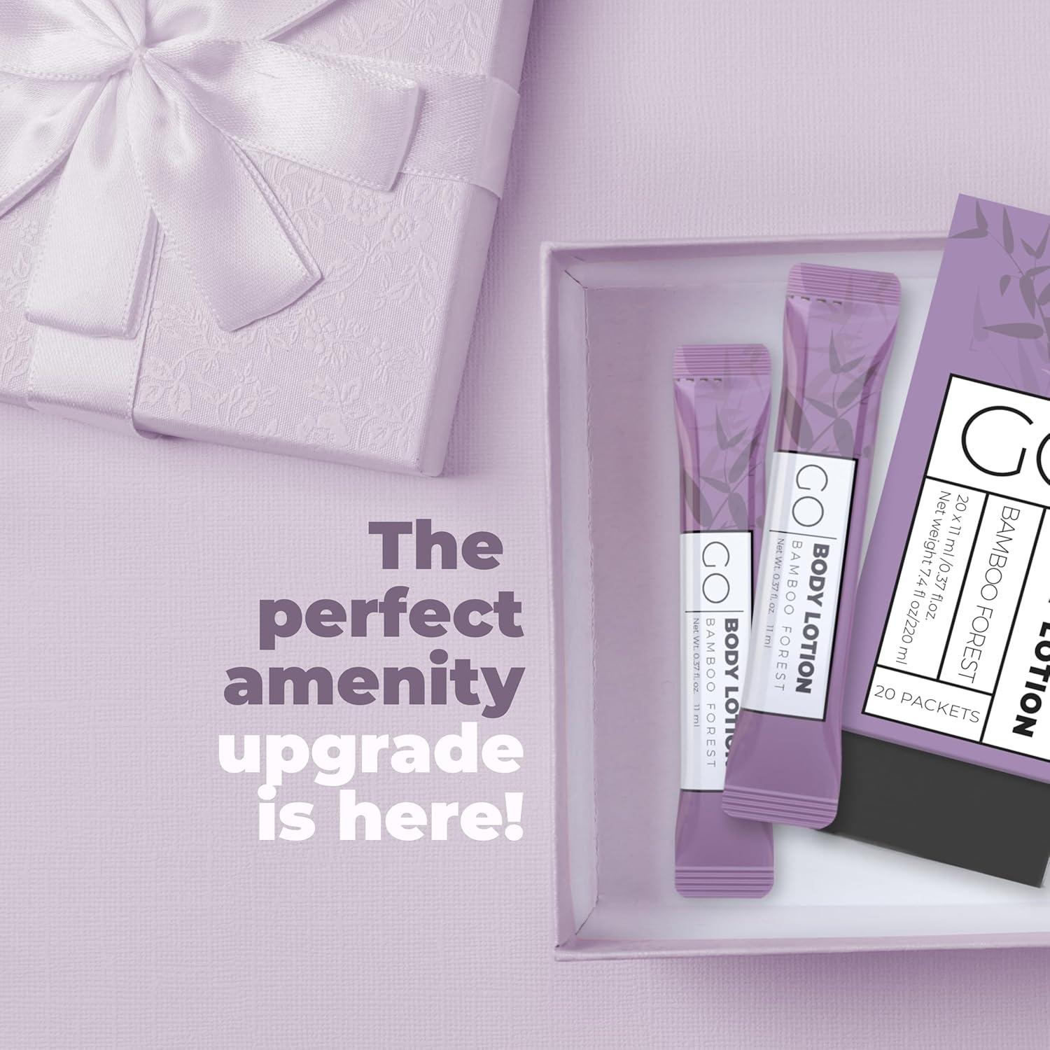 Loción Corporal de Viaje Esenciales Go - 800 Paquetes