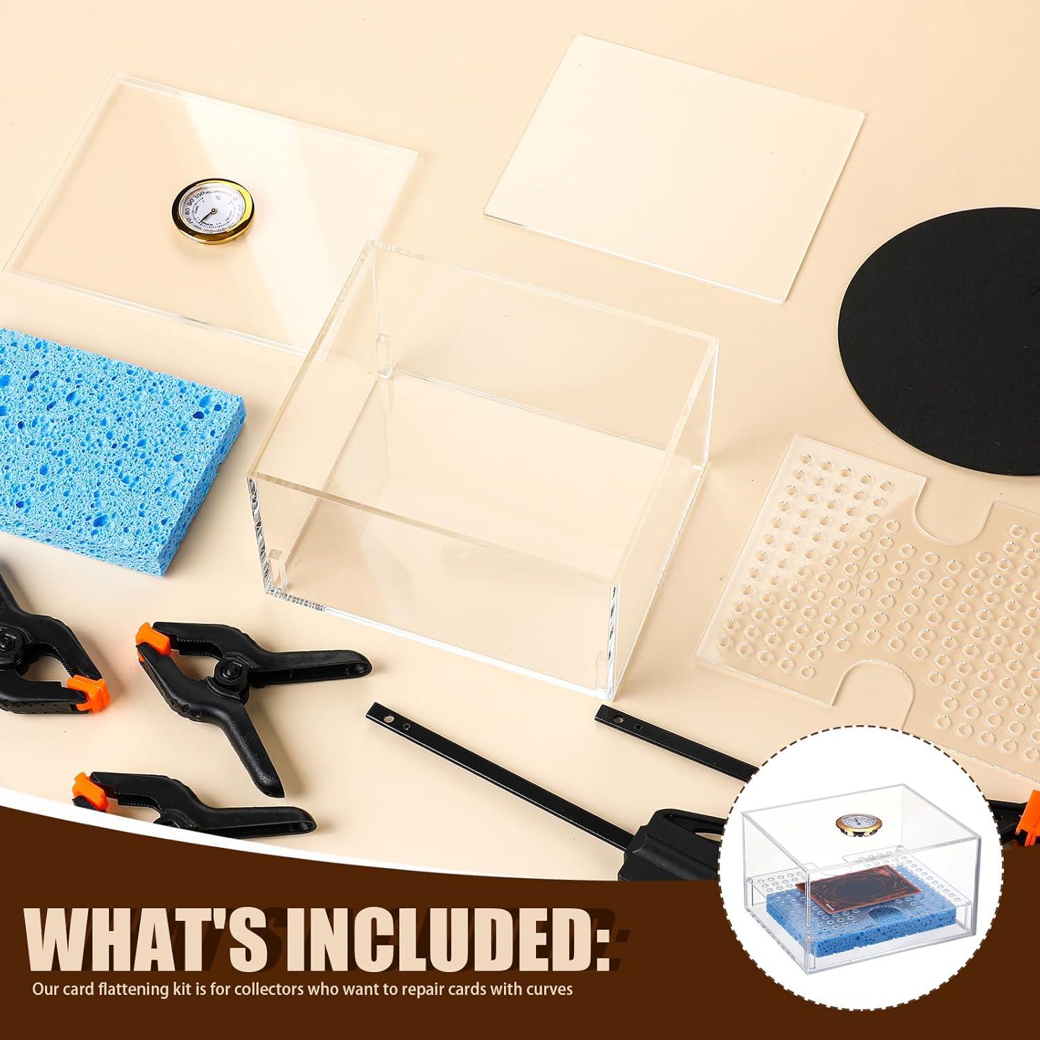 Kit de Aplanamiento de Tarjetas Didaey con Caja Hidratante y Accesorios