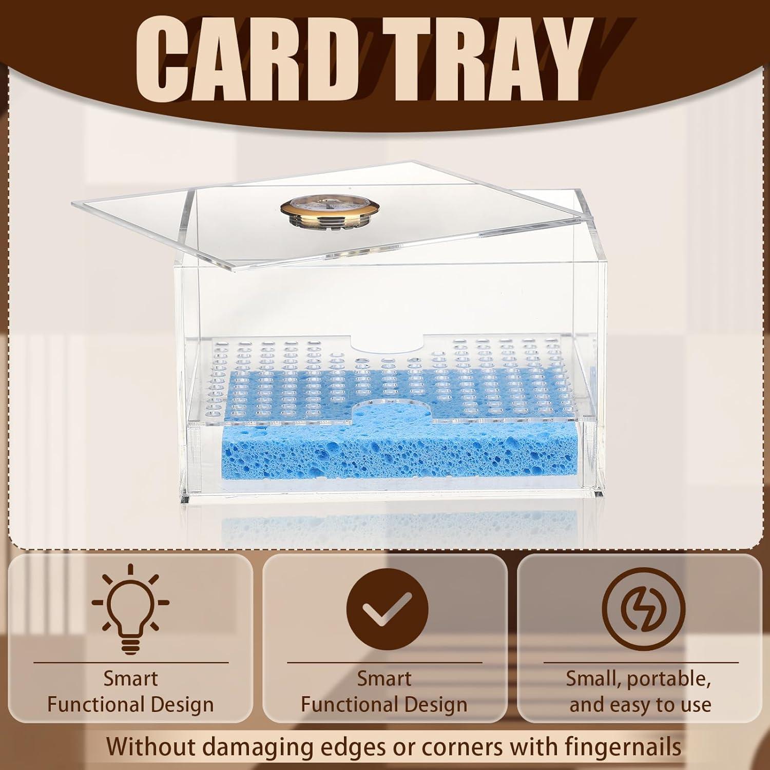 Kit de Aplanamiento de Tarjetas Didaey con Caja Hidratante y Accesorios