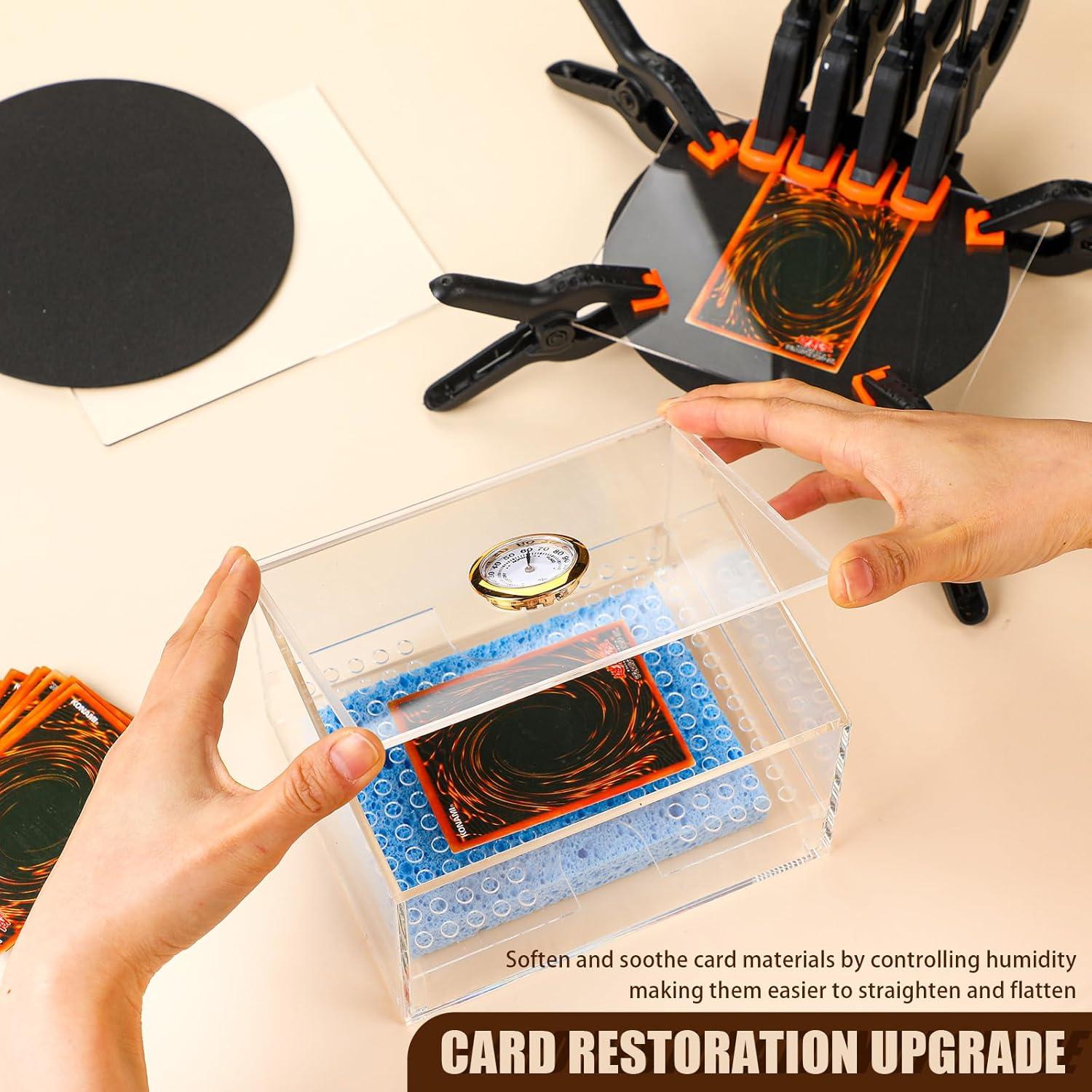 Kit de Aplanamiento de Tarjetas Didaey con Caja Hidratante y Accesorios