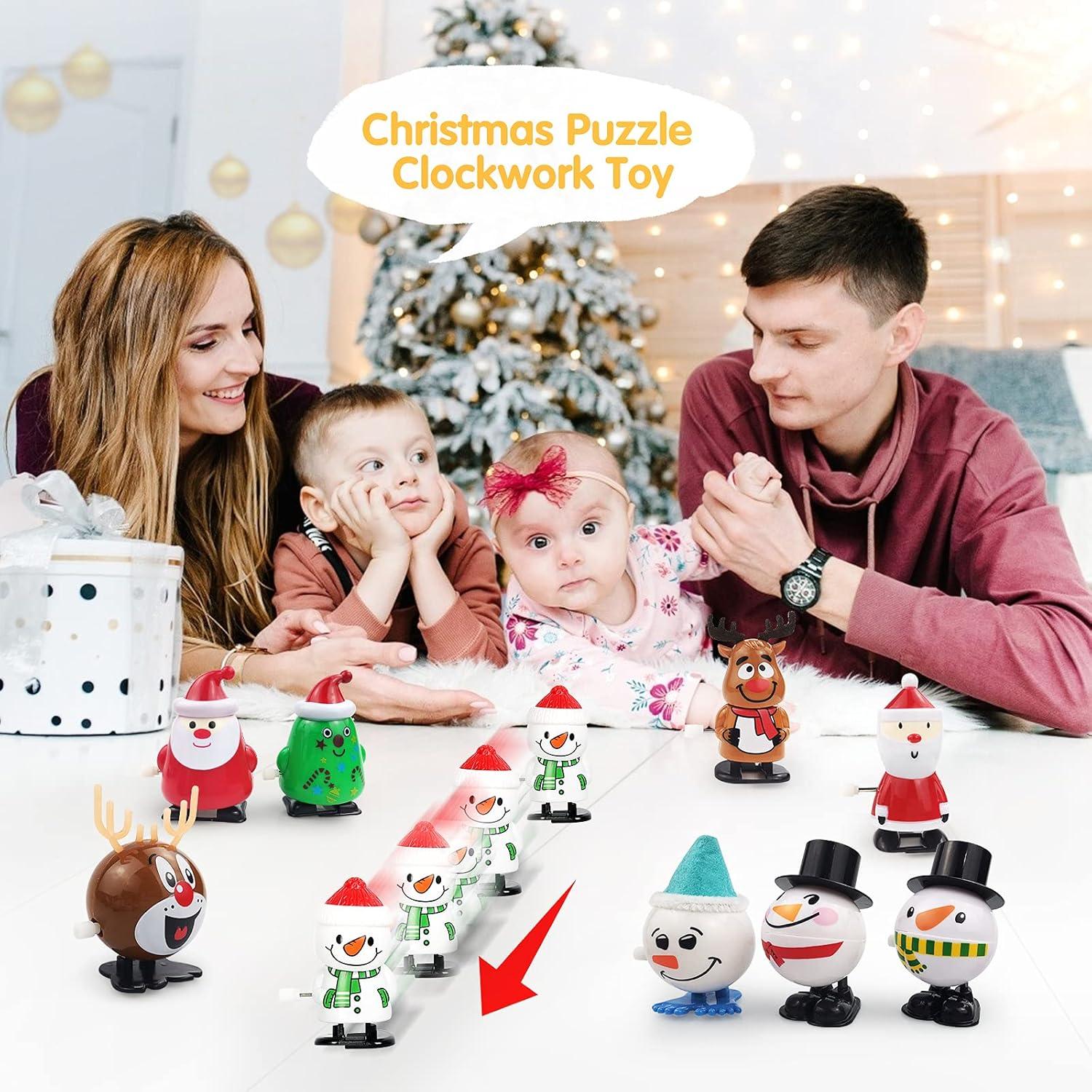 Juguetes de Cuerda de Navidad ZGWJ - 18 Piezas Educativos