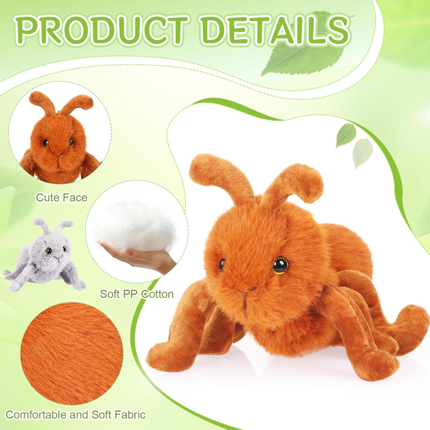 Conjunto de 3 Hormigas de Peluche Shappy 25 cm - Juguetes Suaves