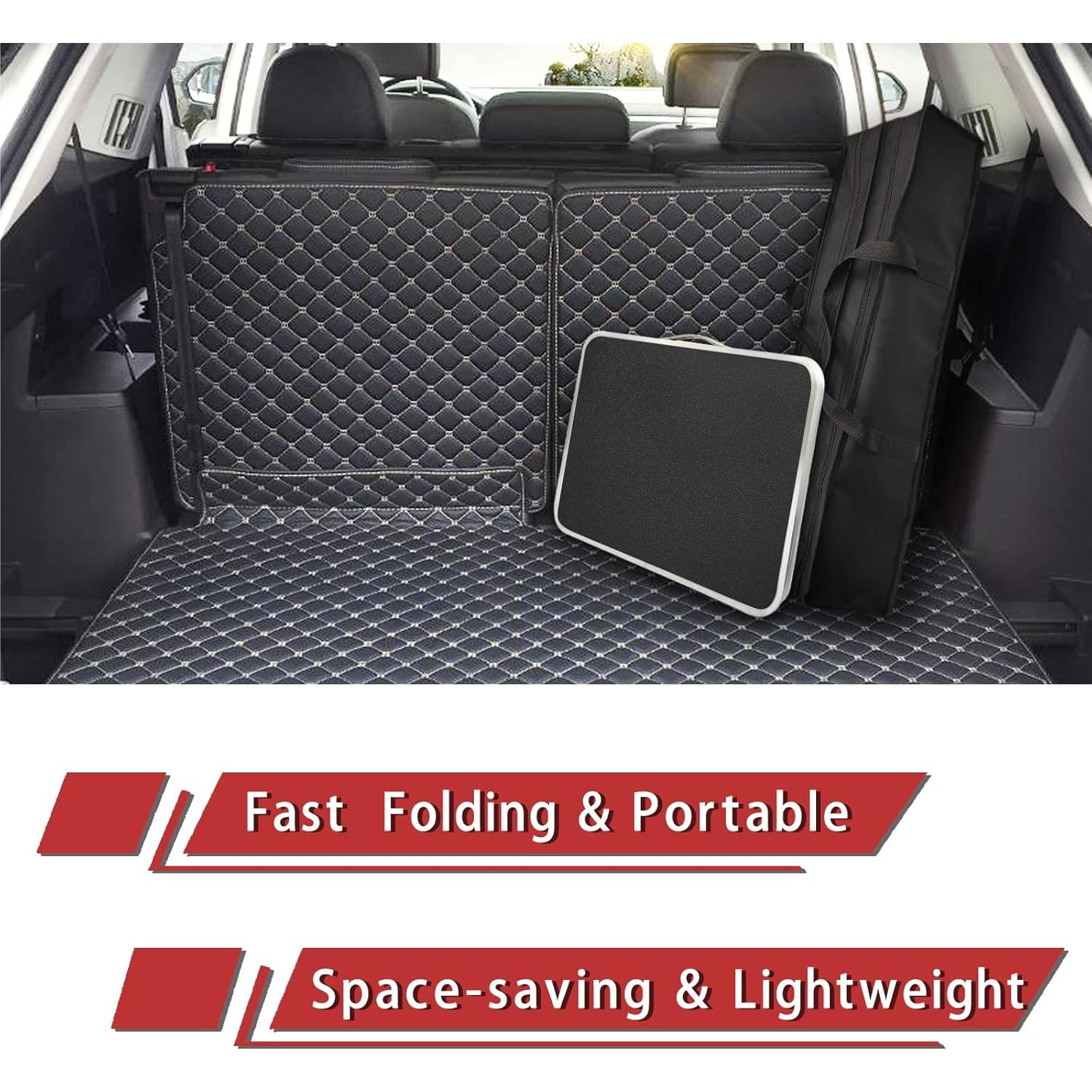 Mesa Plegable Camp Field 60x44 cm Ajustable Negra