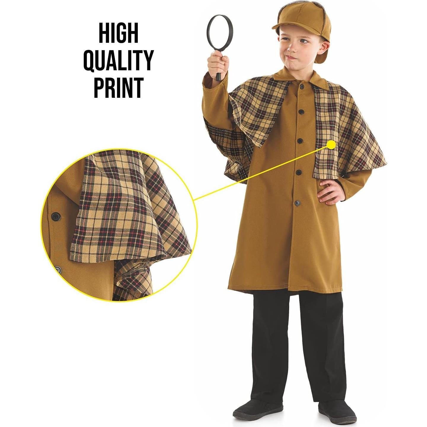 Disfraz de Detective Sherlock Holmes para Niños - Fun Shack