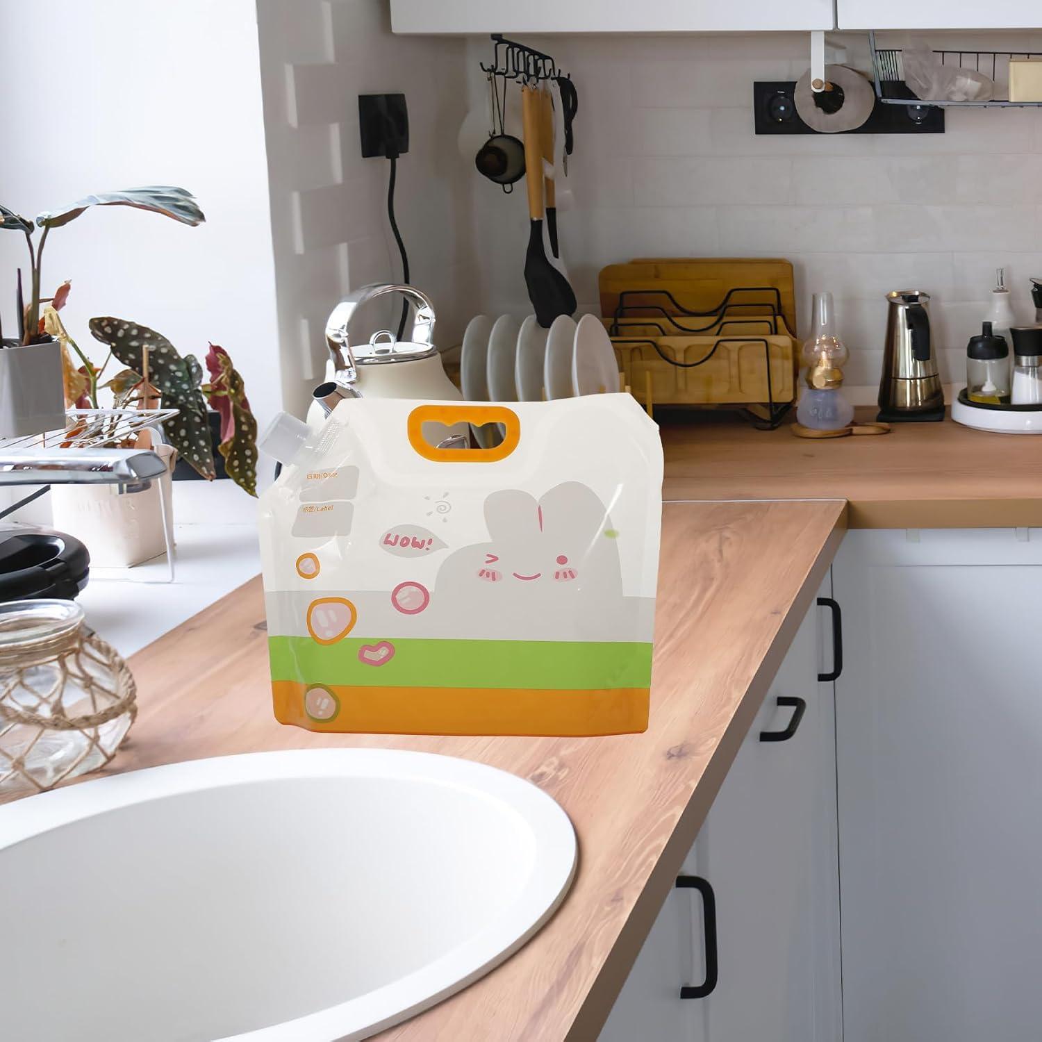 3pcs Cereal Sealed Bag Dry Food Storage Pouches Washable Stand up Sealed Bags Organization Bag Storage Bags Food Vaccum Seal Bags Bag Dispenser Portable for Grains Wheat Rice Legumes