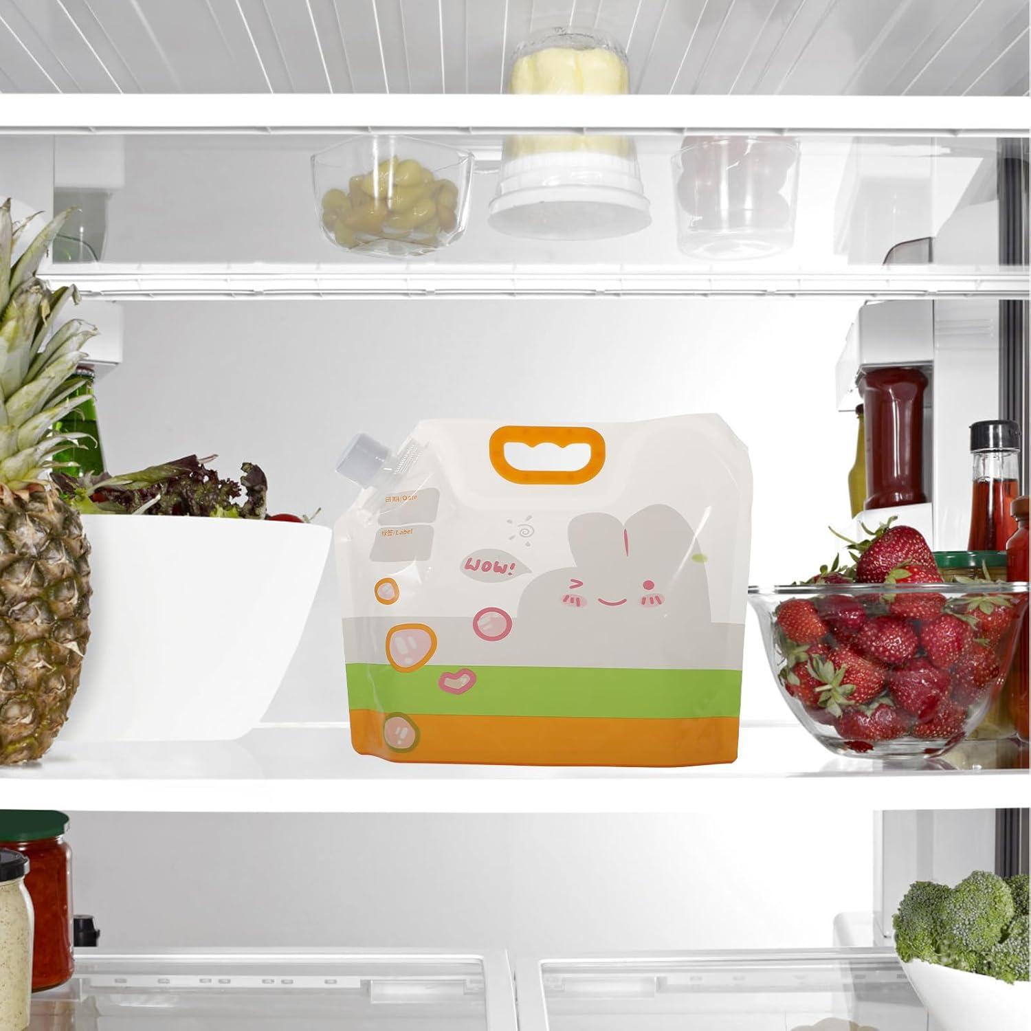 3pcs Cereal Sealed Bag Dry Food Storage Pouches Washable Stand up Sealed Bags Organization Bag Storage Bags Food Vaccum Seal Bags Bag Dispenser Portable for Grains Wheat Rice Legumes