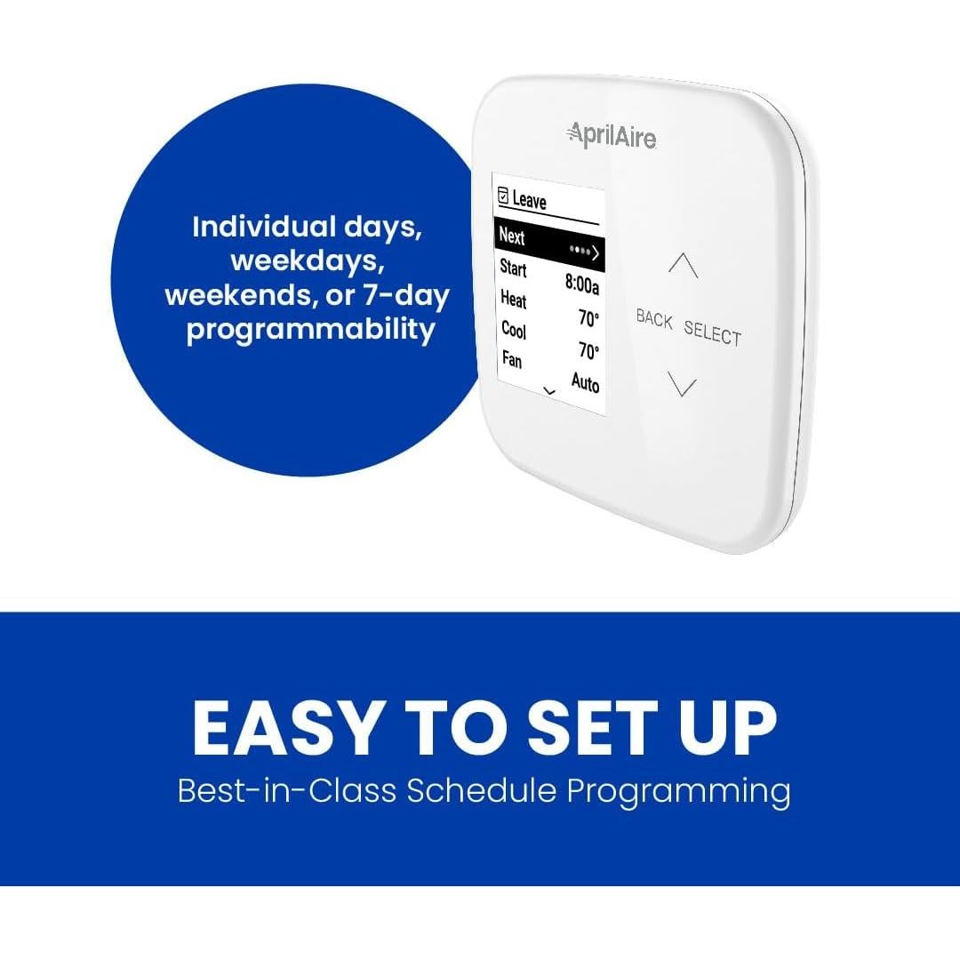 Termostato Programable Wi-Fi Aprilaire S86WMUPR 2H/2C