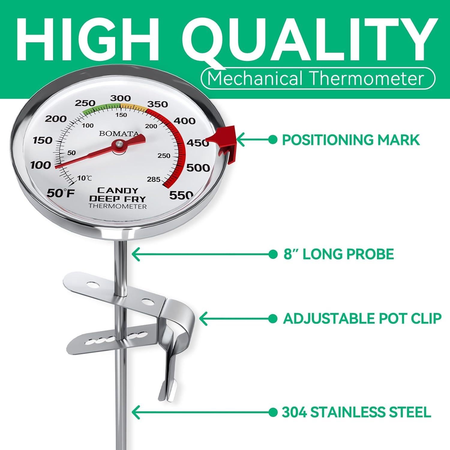 Termómetro Digital de Caramelo BOMATA IP67 con Clip 20cm