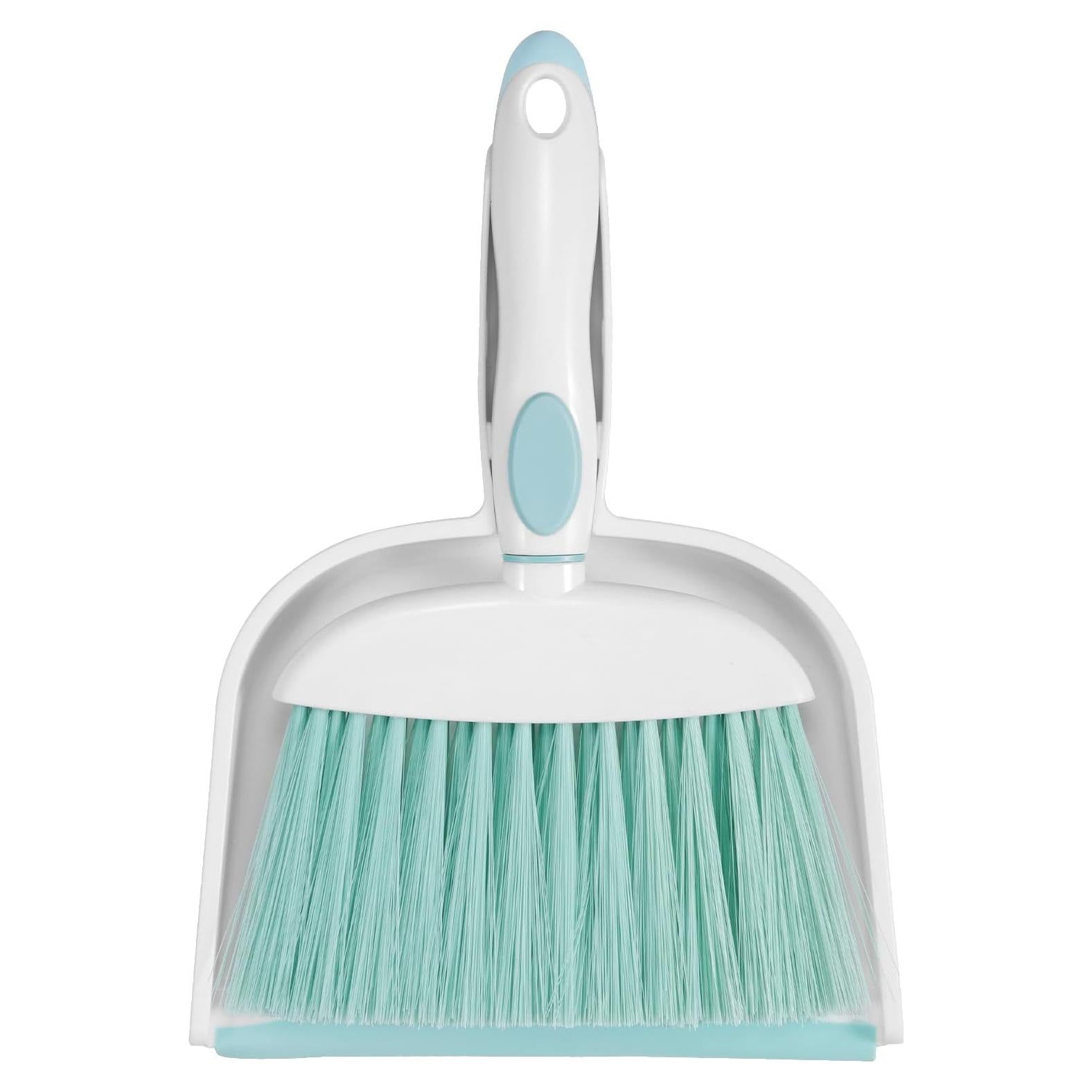 Juego de Escoba y Recogedor NACENA K063 Azul para Limpieza