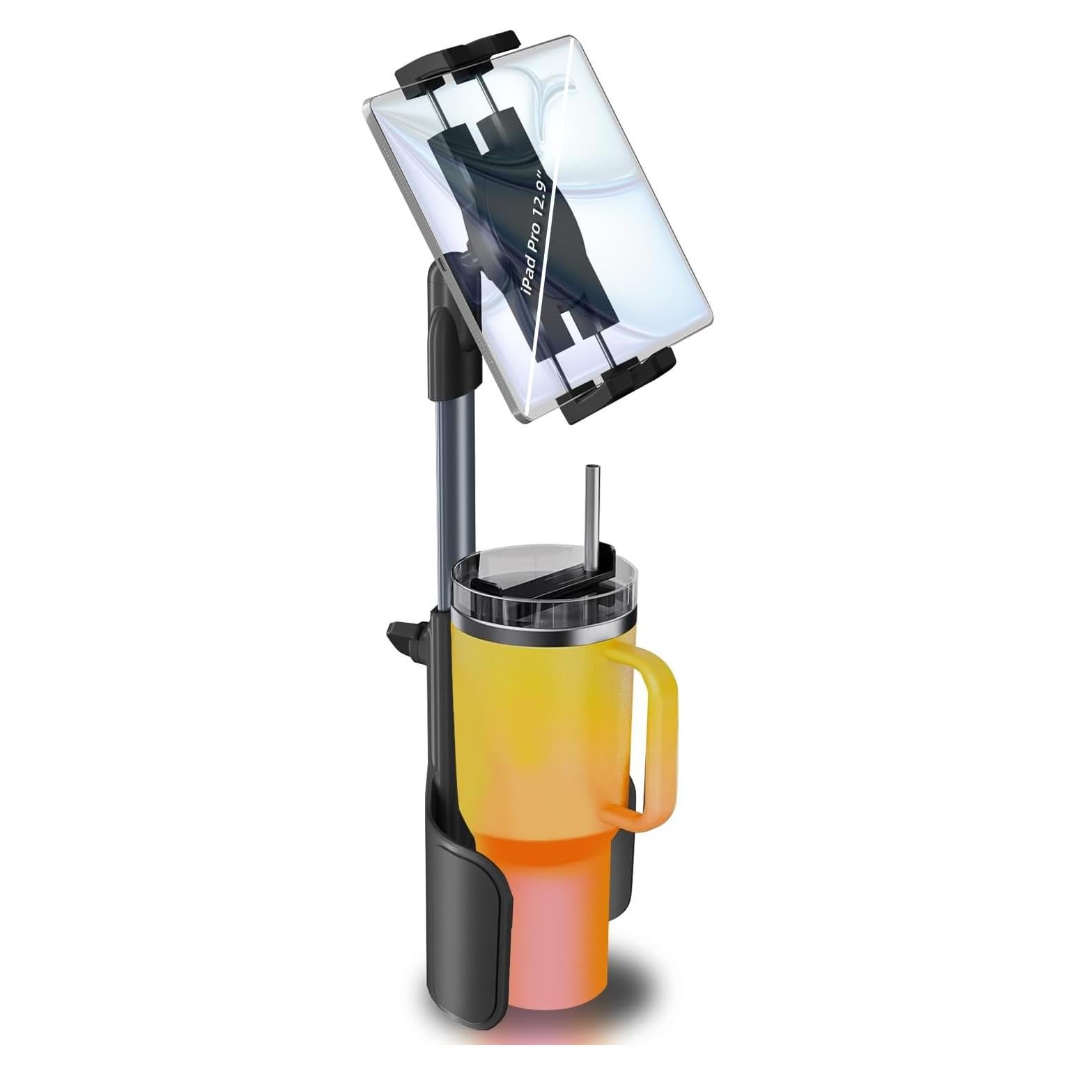 Soporte para Tableta en Portavasos 3 en 1 Porfortop