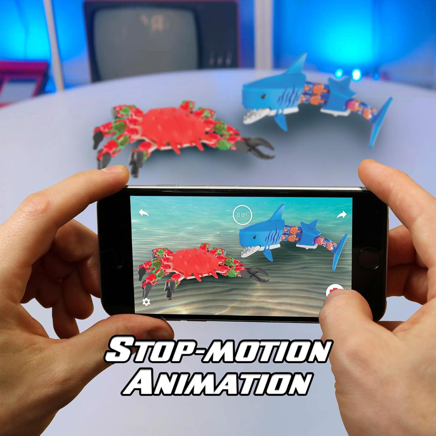 Combo Criaturas Klixx Oceánicas - Manta Raya y Pulpo para Niños