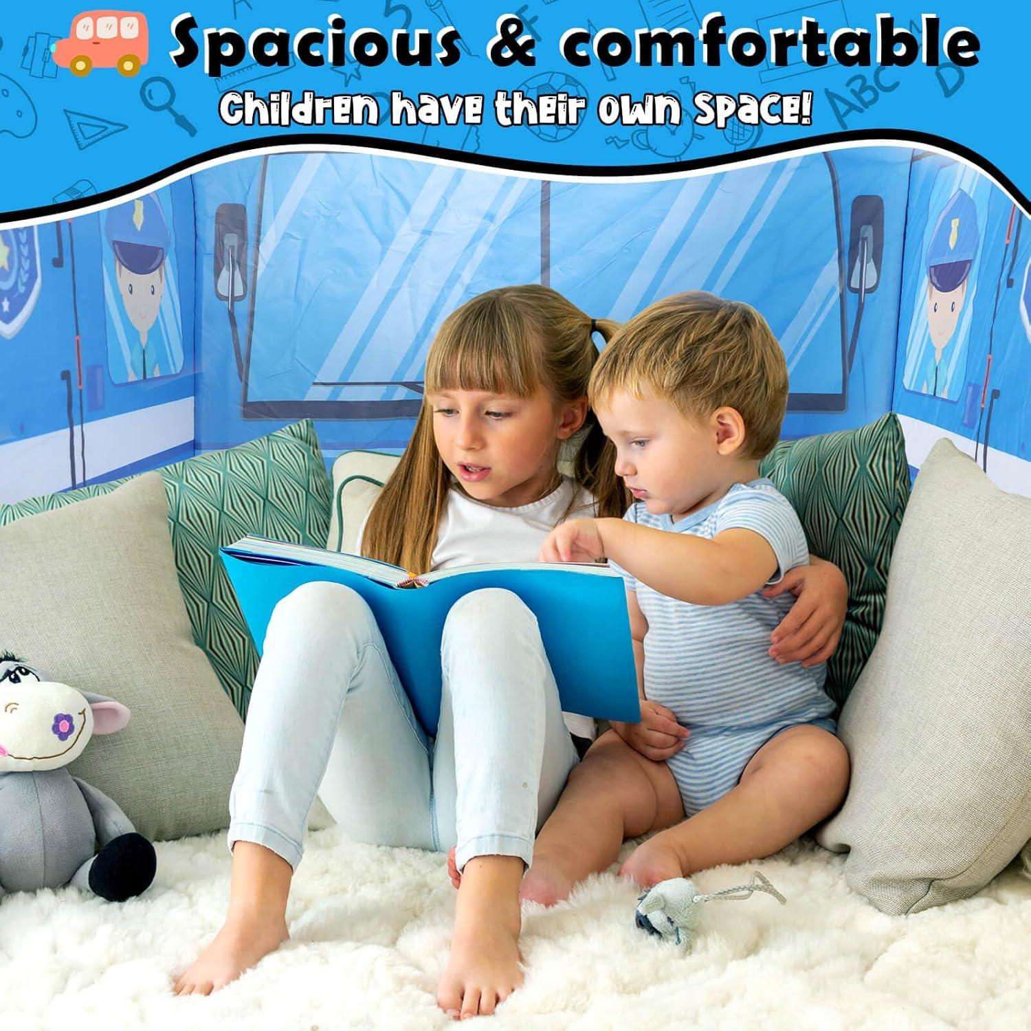 Tienda de Juego Pop Up Britik Azul para Niños 3 a 5 Años