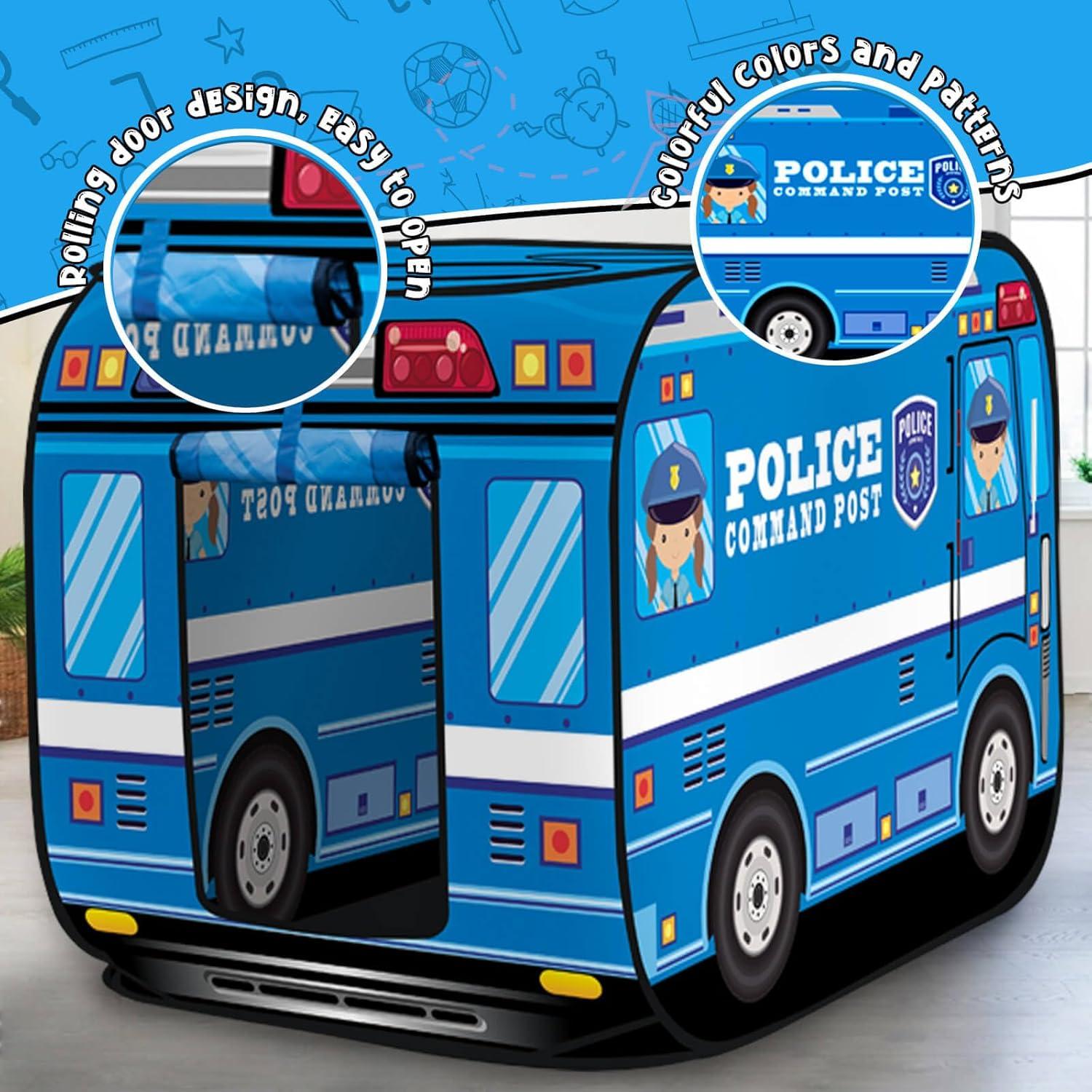 Tienda de Juego Pop Up Britik Azul para Niños 3 a 5 Años