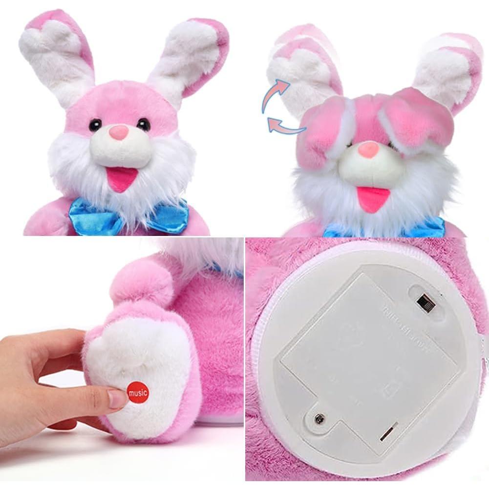 Juguete Musical Conejo de Peluche Adurello 30 cm Rosa