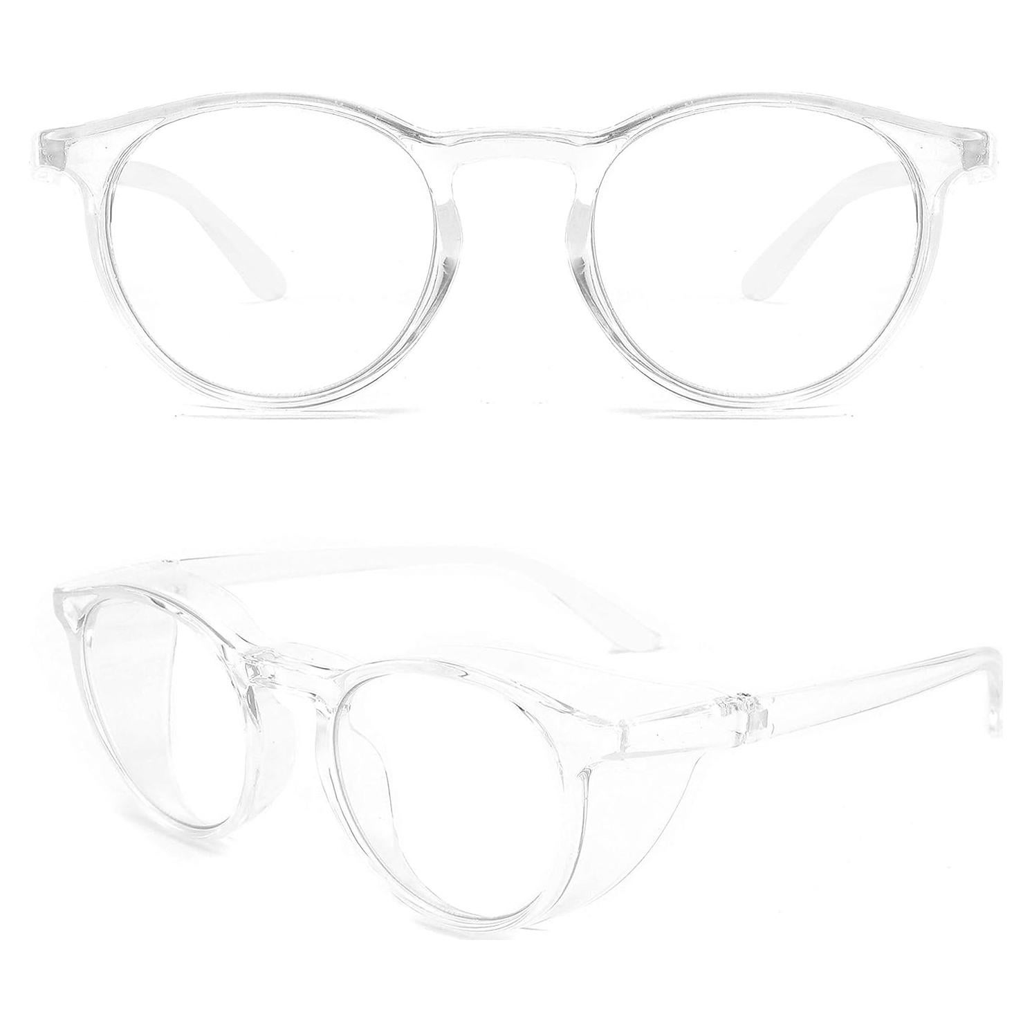 Gafas de seguridad Alsenor redondas transparentes UV y luz azul