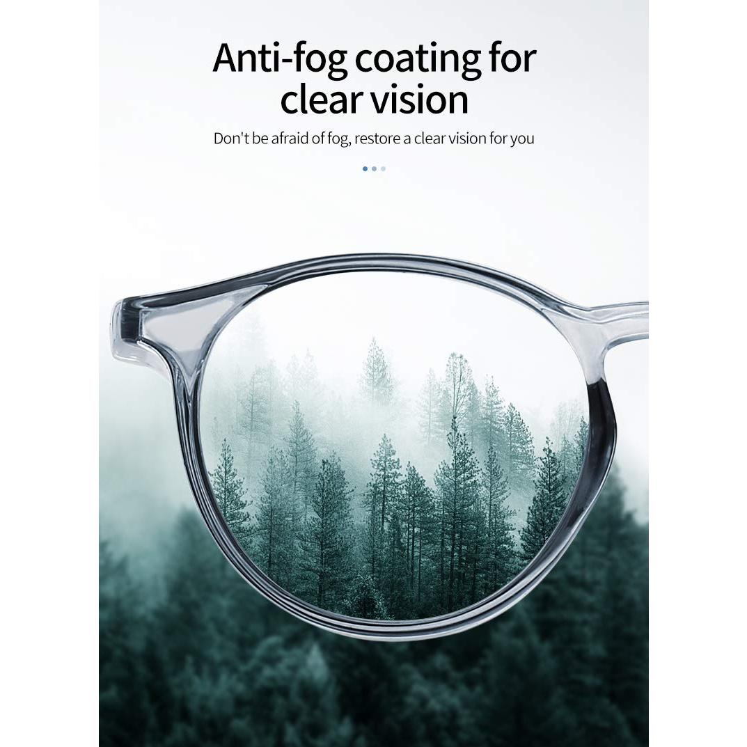 Gafas de seguridad Alsenor redondas transparentes UV y luz azul