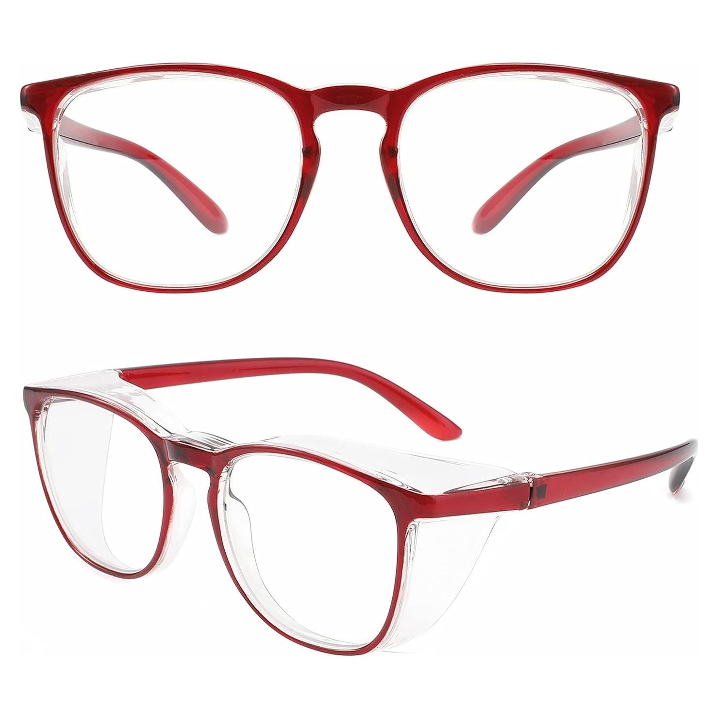 Gafas de Seguridad Alsenor Rojo Antiempañante UV Azul