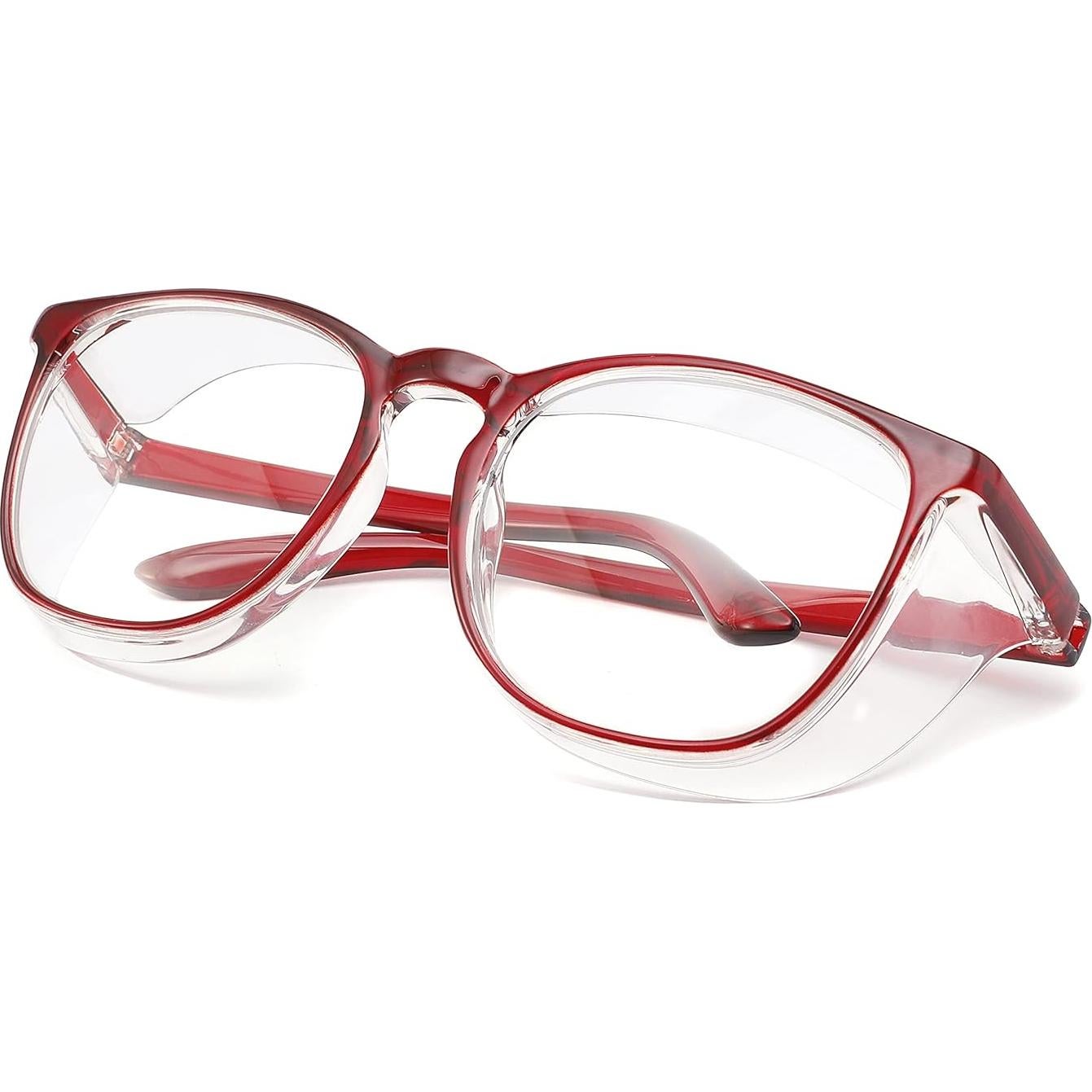 Gafas de Seguridad Alsenor Rojo Antiempañante UV Azul