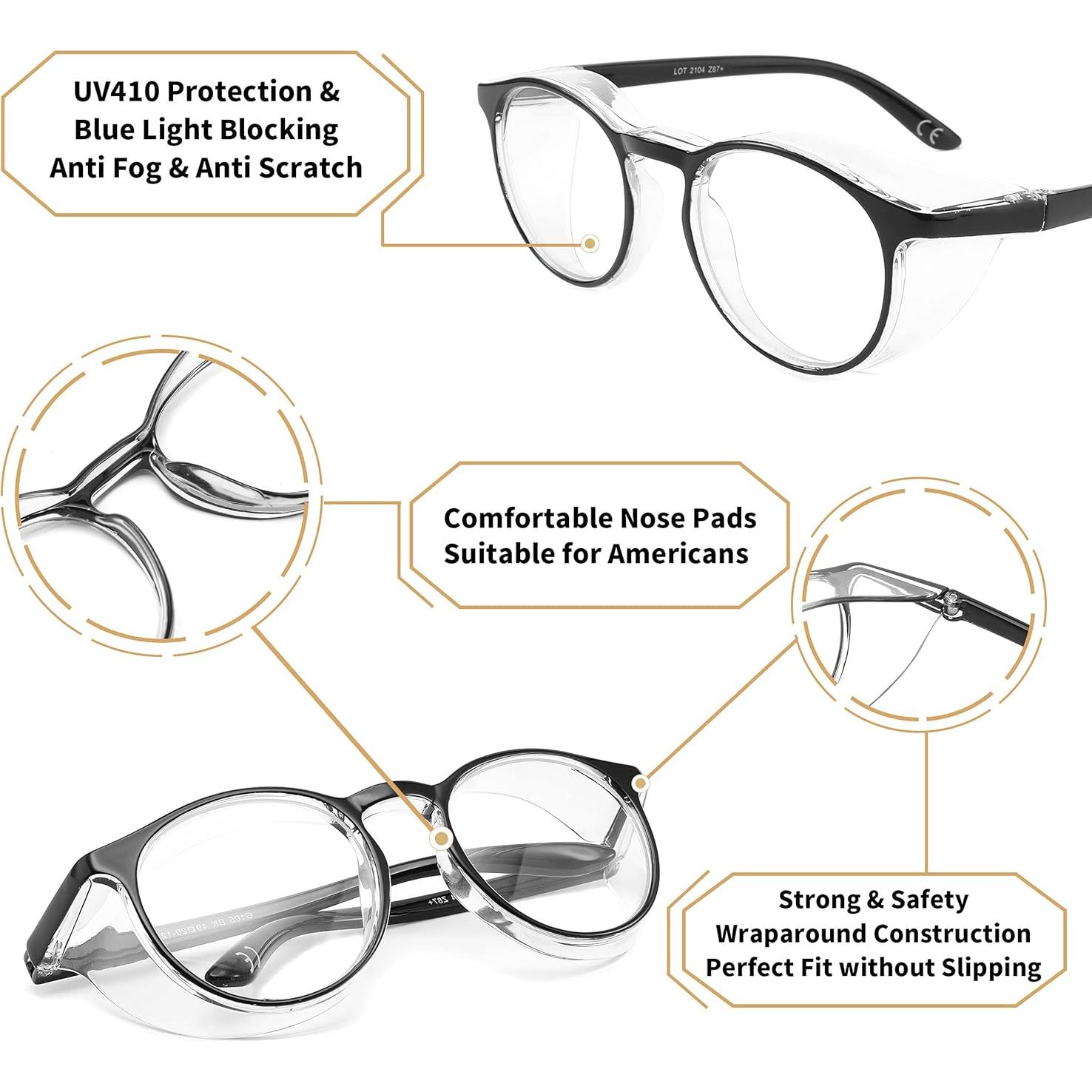 Gafas de seguridad Alsenor antivaho UV y luz azul