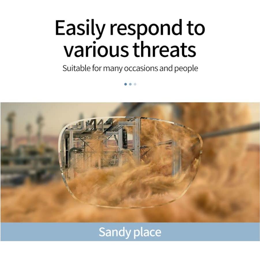 Gafas de seguridad Alsenor antiempañantes UV azul y transparente