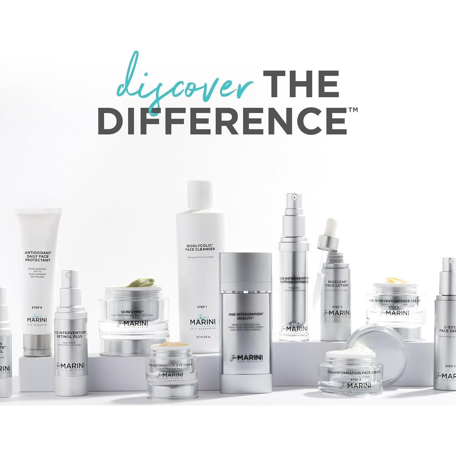 Kit Cuidado Facial Jan Marini - Limpiador Bioglicólico + SPF 45