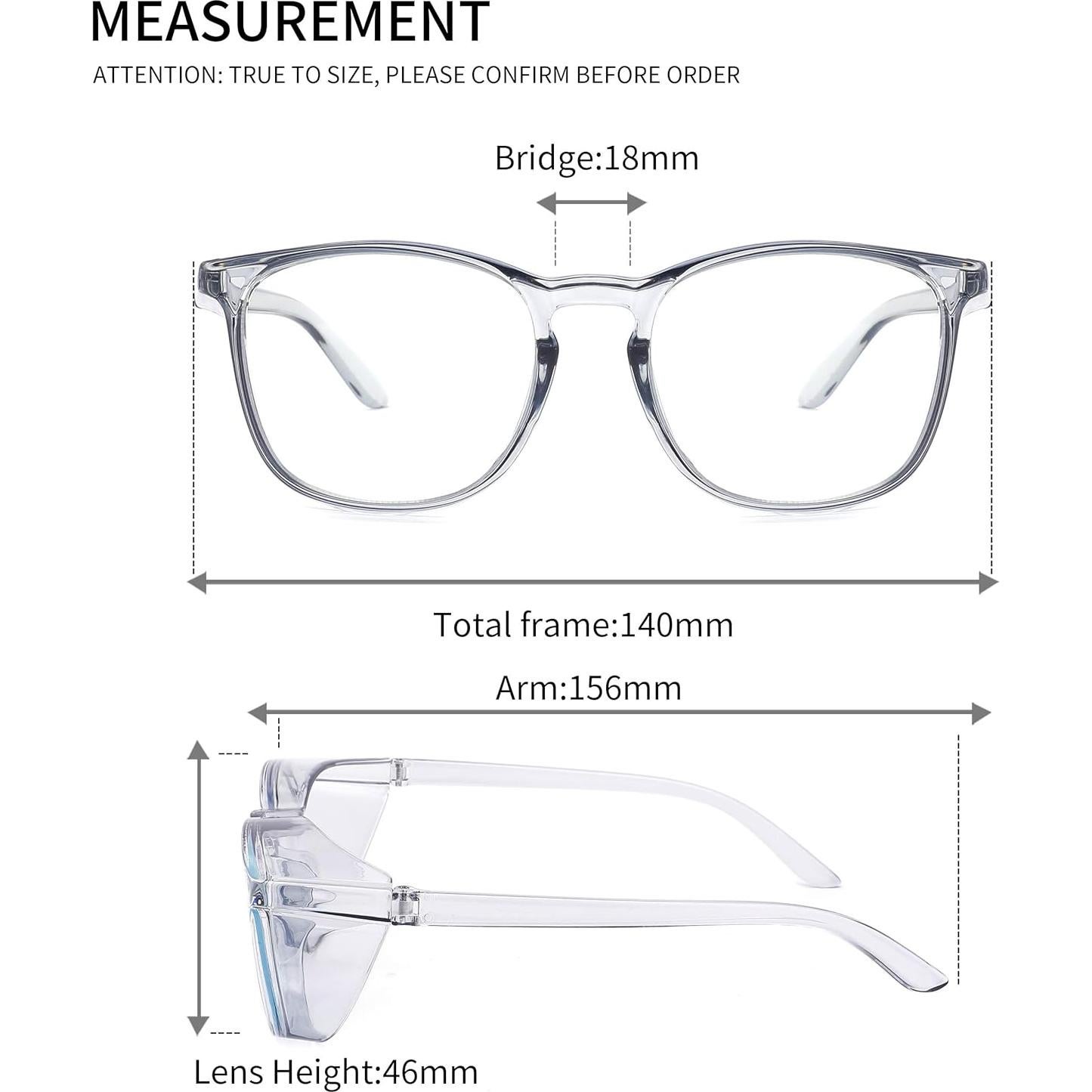 Gafas de seguridad Alsenor con antiempañante y UV - 2 pack