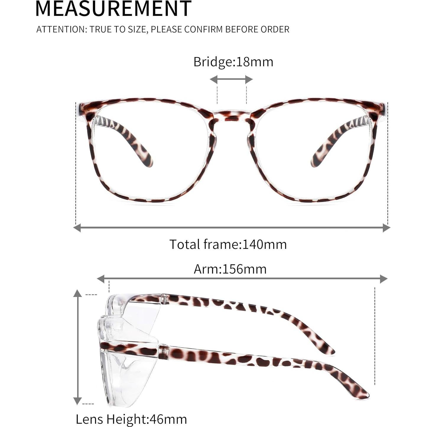 Gafas de seguridad Alsenor UV y luz azul 2 paquetes