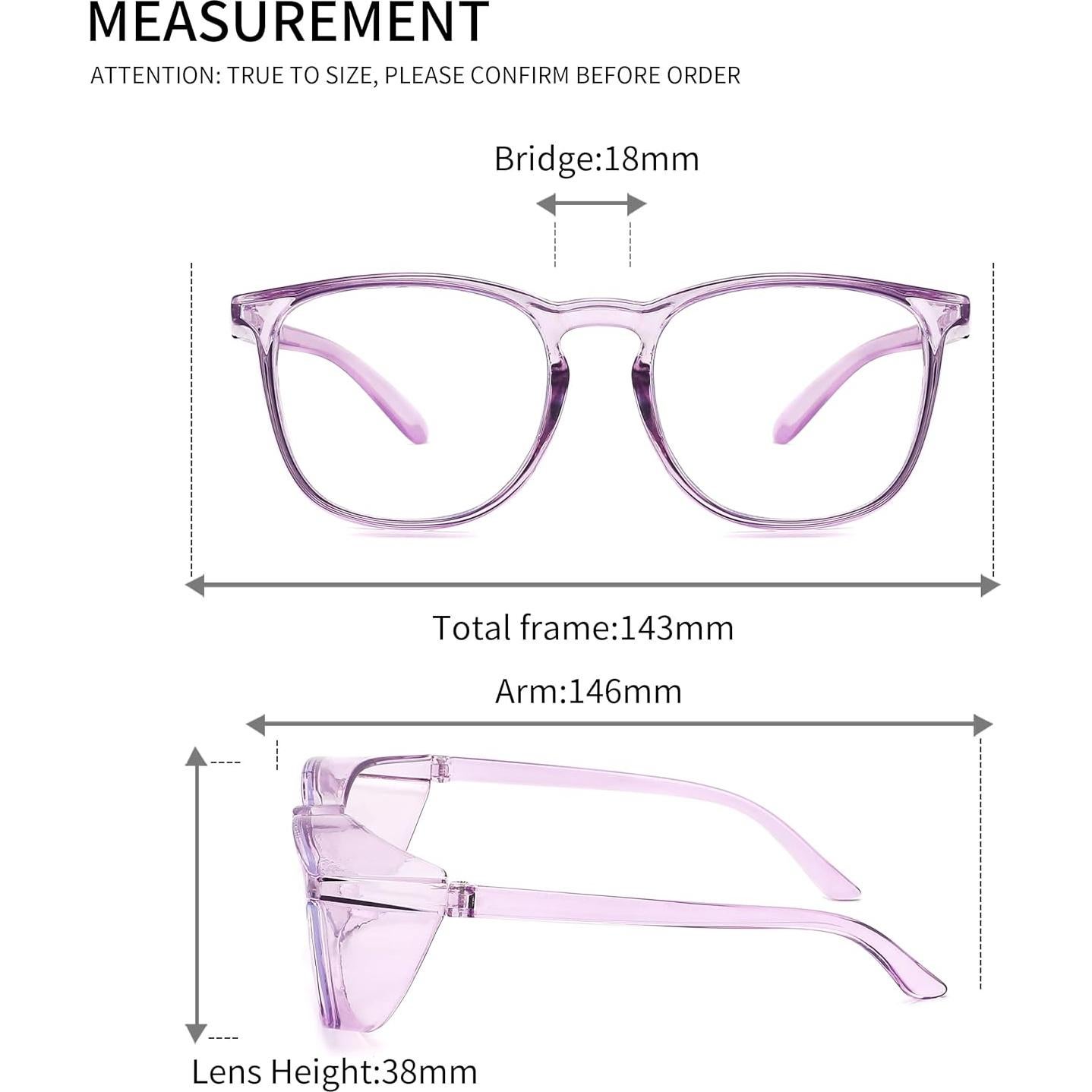 Gafas de seguridad Alsenor lila antiempañantes UV