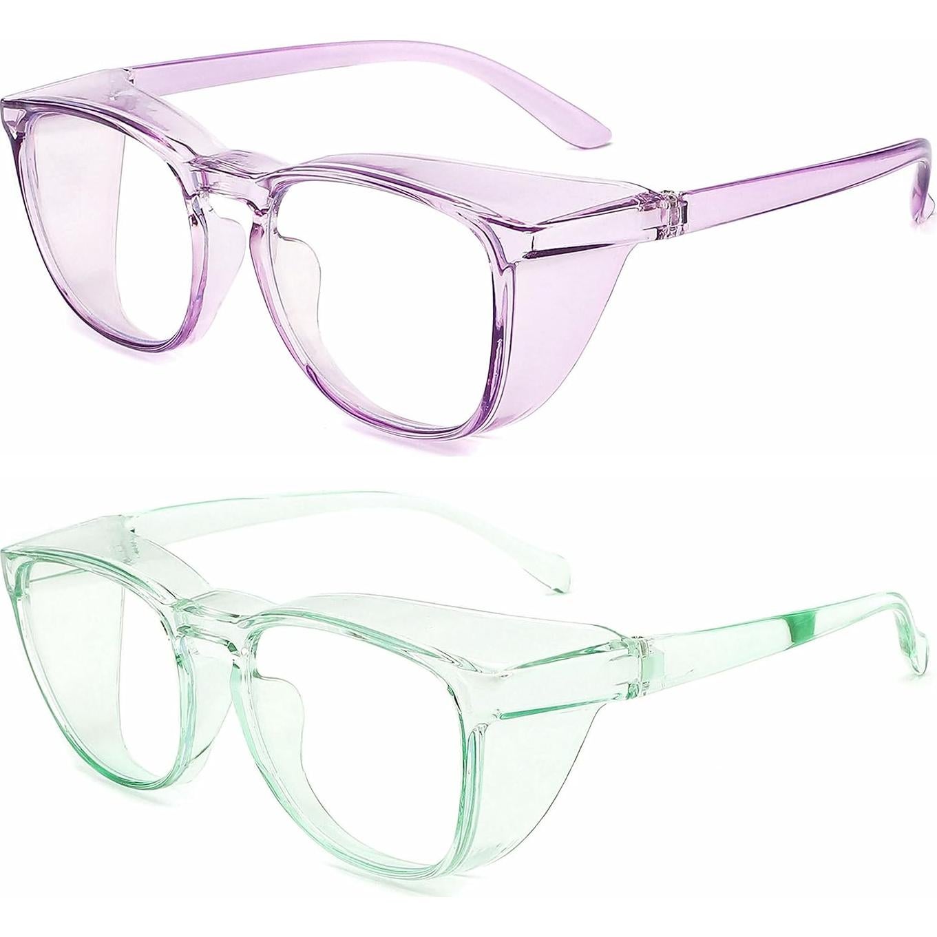 Gafas de seguridad Alsenor antiempañante UV azul 2 pack