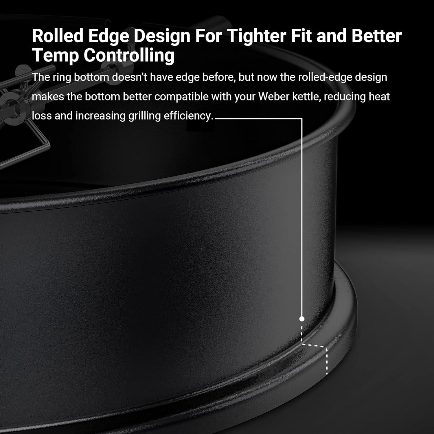 Anillo Rotisserie Onlyfire 18" para Parrillas Carbón