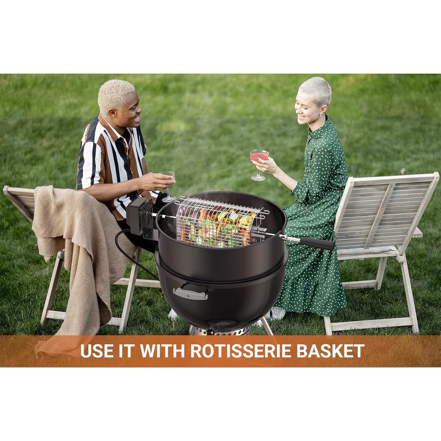 Anillo Rotisserie Onlyfire 18" para Parrillas Carbón