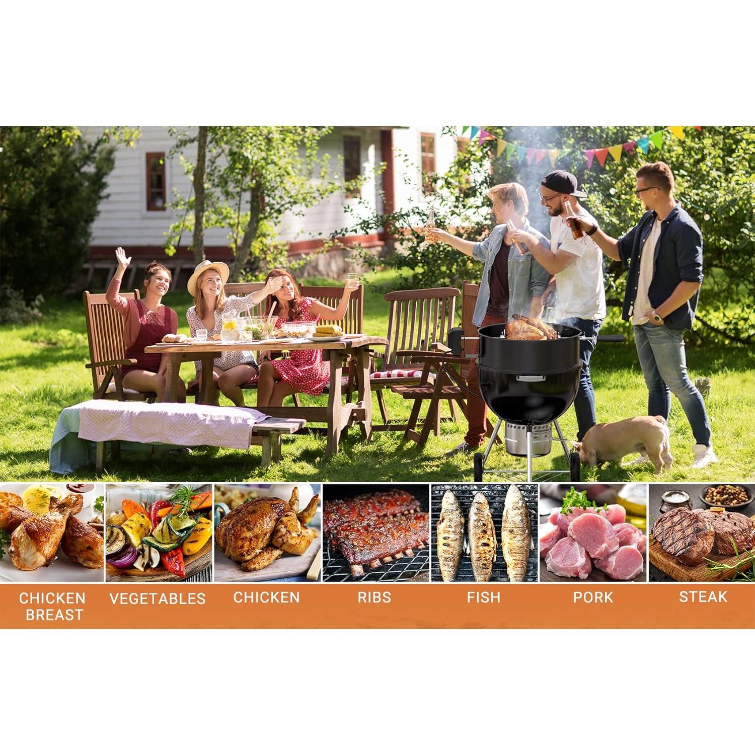 Anillo Rotisserie Onlyfire 18" para Parrillas Carbón