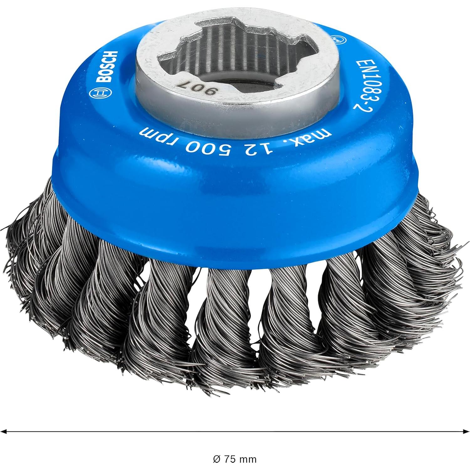 Cepillo de copa pesado Bosch Professional 75 mm para metal