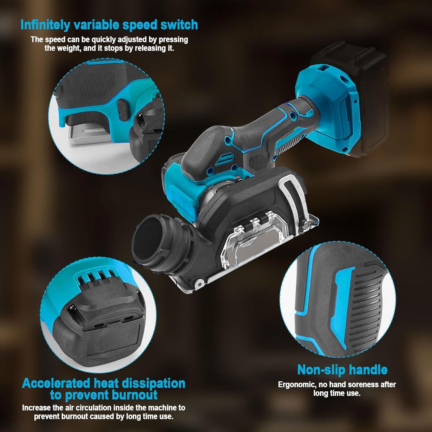 Amoladora Angular Inalámbrica Aepiraza 18V 20000RPM Sin Batería