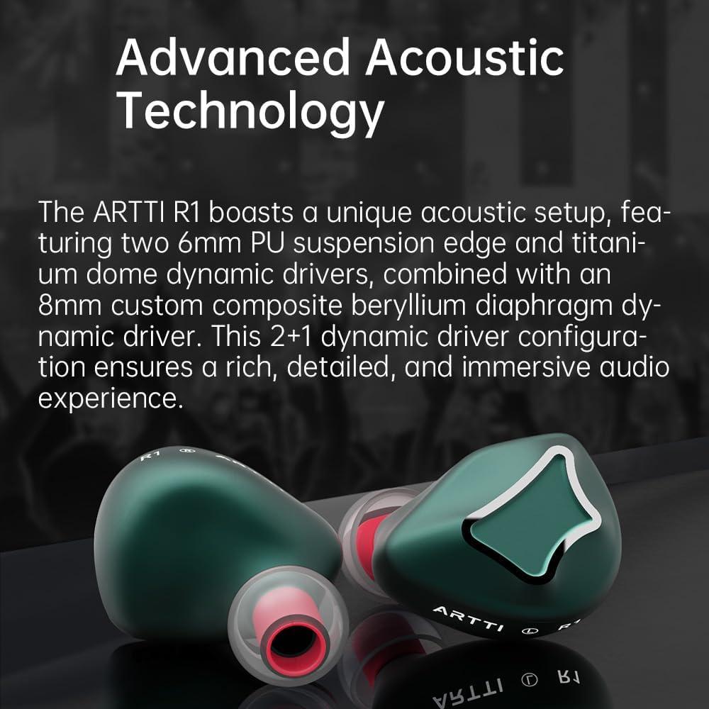 Auriculares In Ear ARTTI R1 HiFi con Cable Desmontable 3.5mm