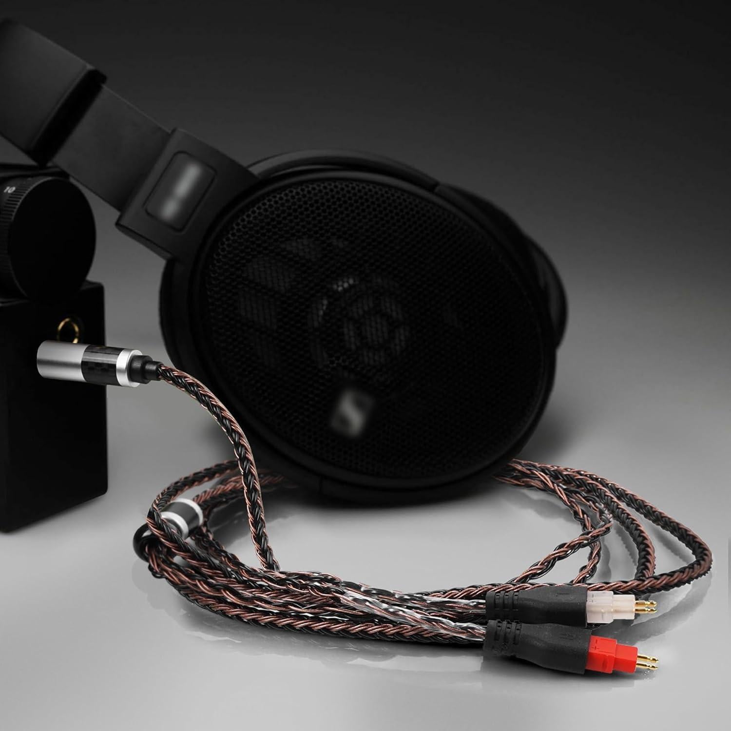 Cable balanceado 2.5mm ANLINKSHINE para Sennheiser HD600/HD650