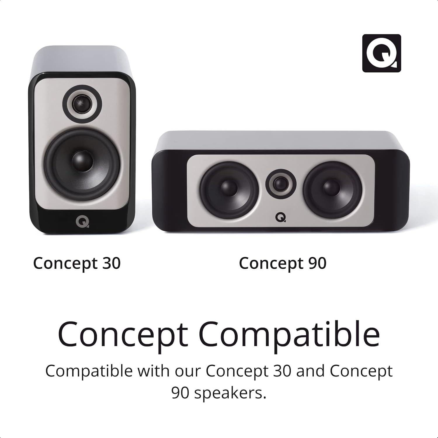 Soporte de pared para altavoces Q Acoustics WB75 Negro 2.14 kg