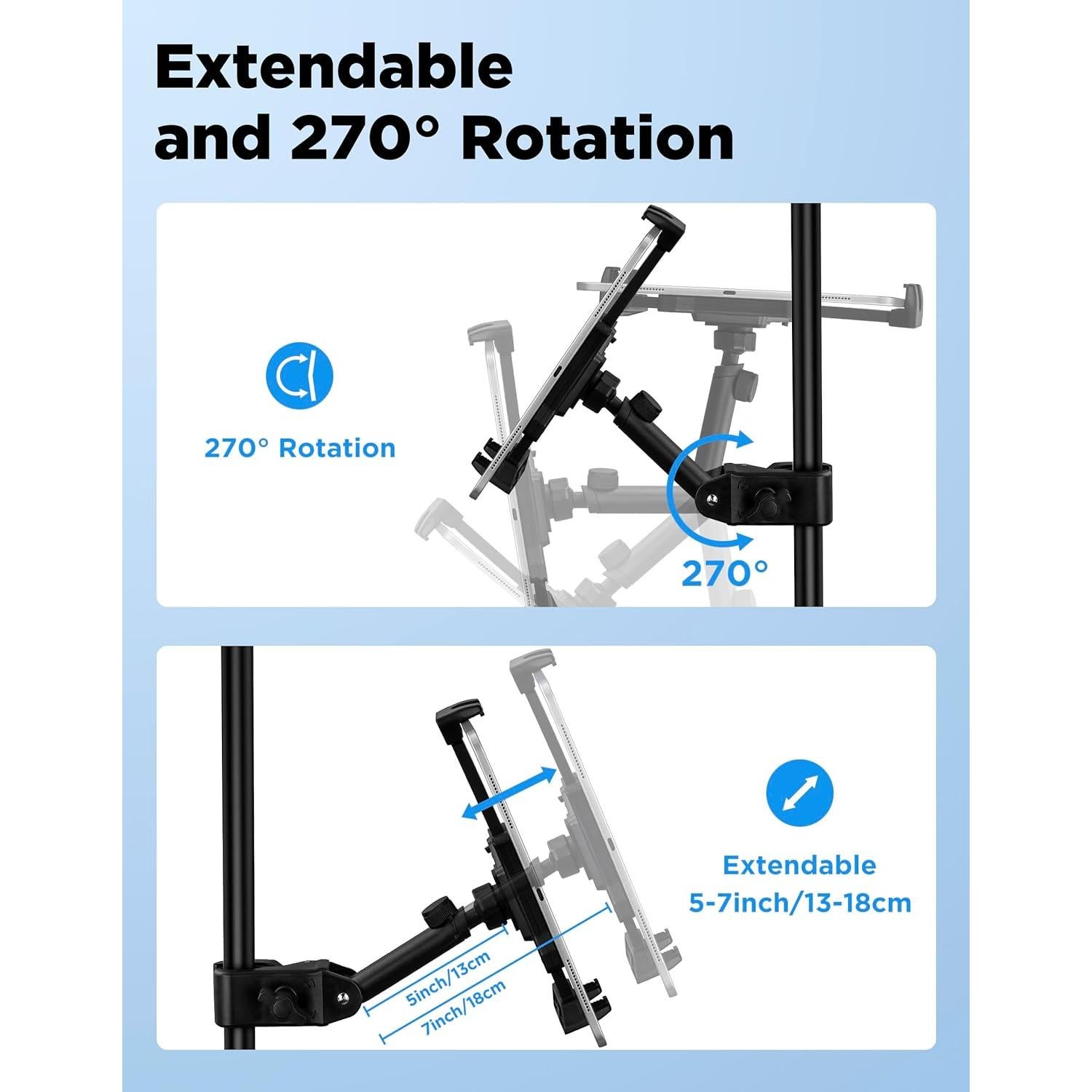 Soporte de Tablet LZSIG LMiS1 Ajustable para Micrófono