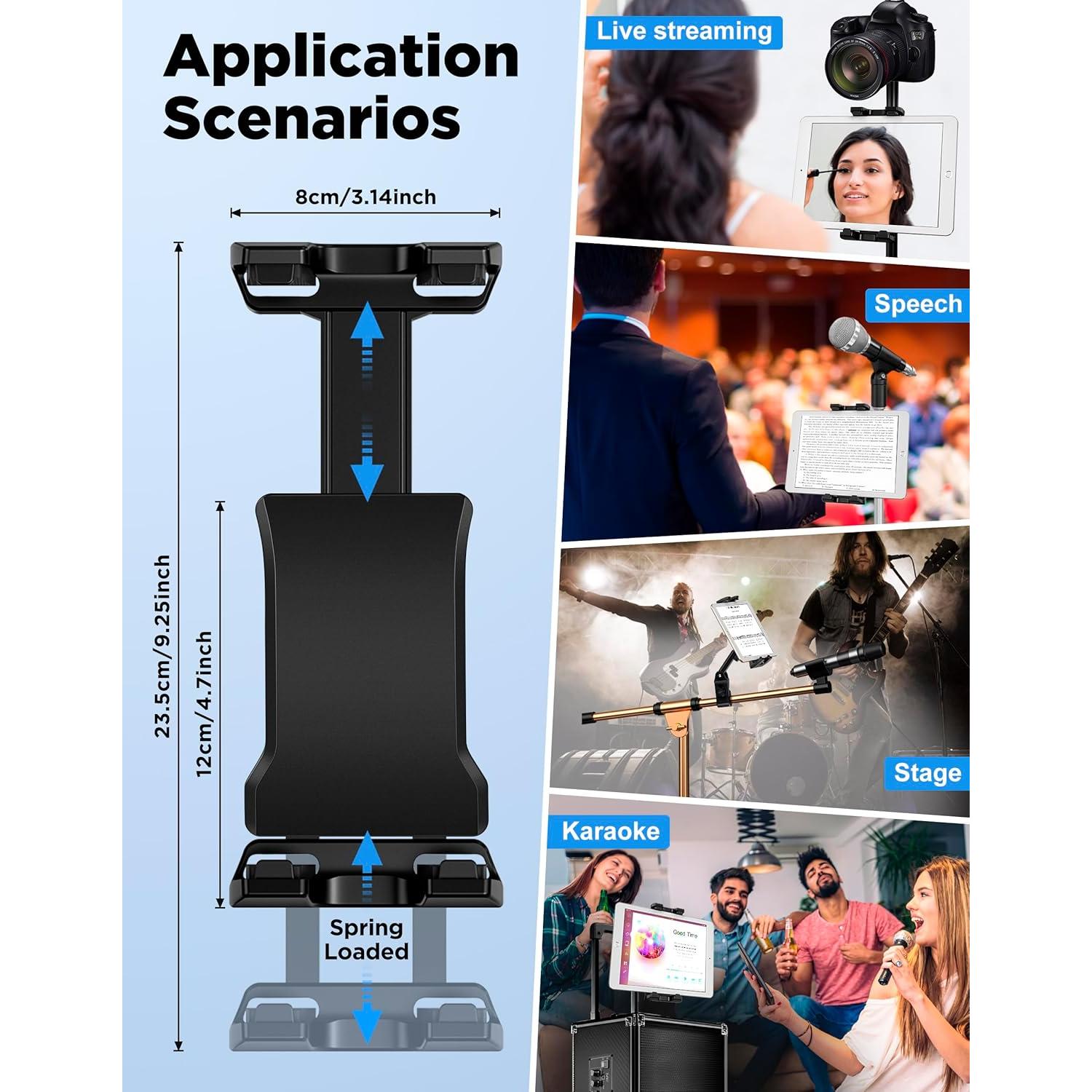 Soporte de Tablet LZSIG LMiS1 Ajustable para Micrófono