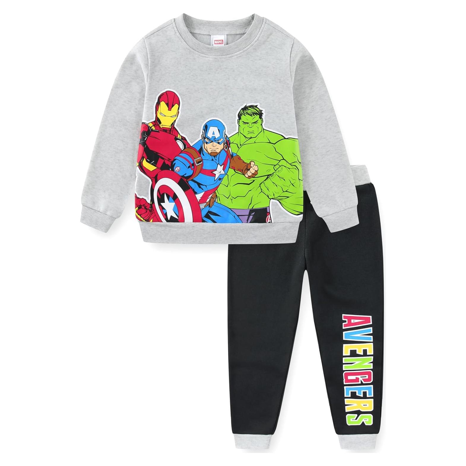 Conjunto Sudadera y Pantalones Marvel Avengers Niños 3T