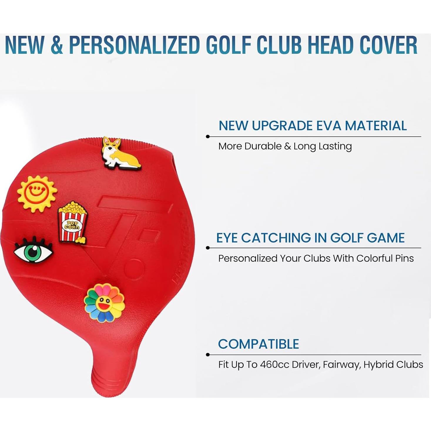 Cubiertas de Cabeza de Golf FRANKTECH GHC001 Set 4 Piezas