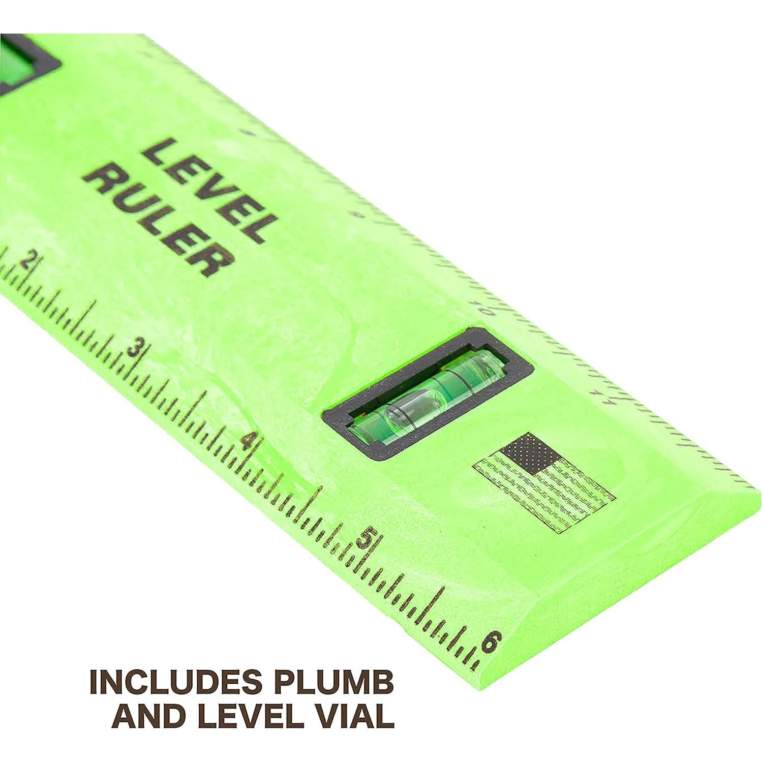 Regla de Nivel Poliestireno MAYES 30.48 cm con Viales