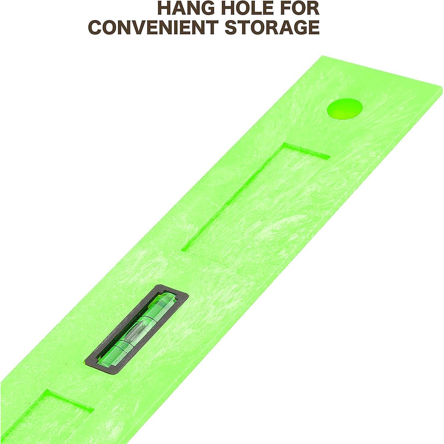 Regla de Nivel Poliestireno MAYES 30.48 cm con Viales