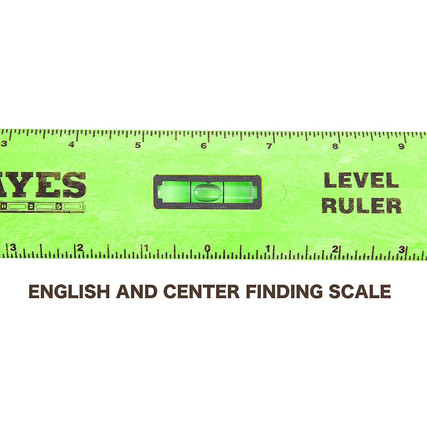 Regla de Nivel Poliestireno MAYES 30.48 cm con Viales