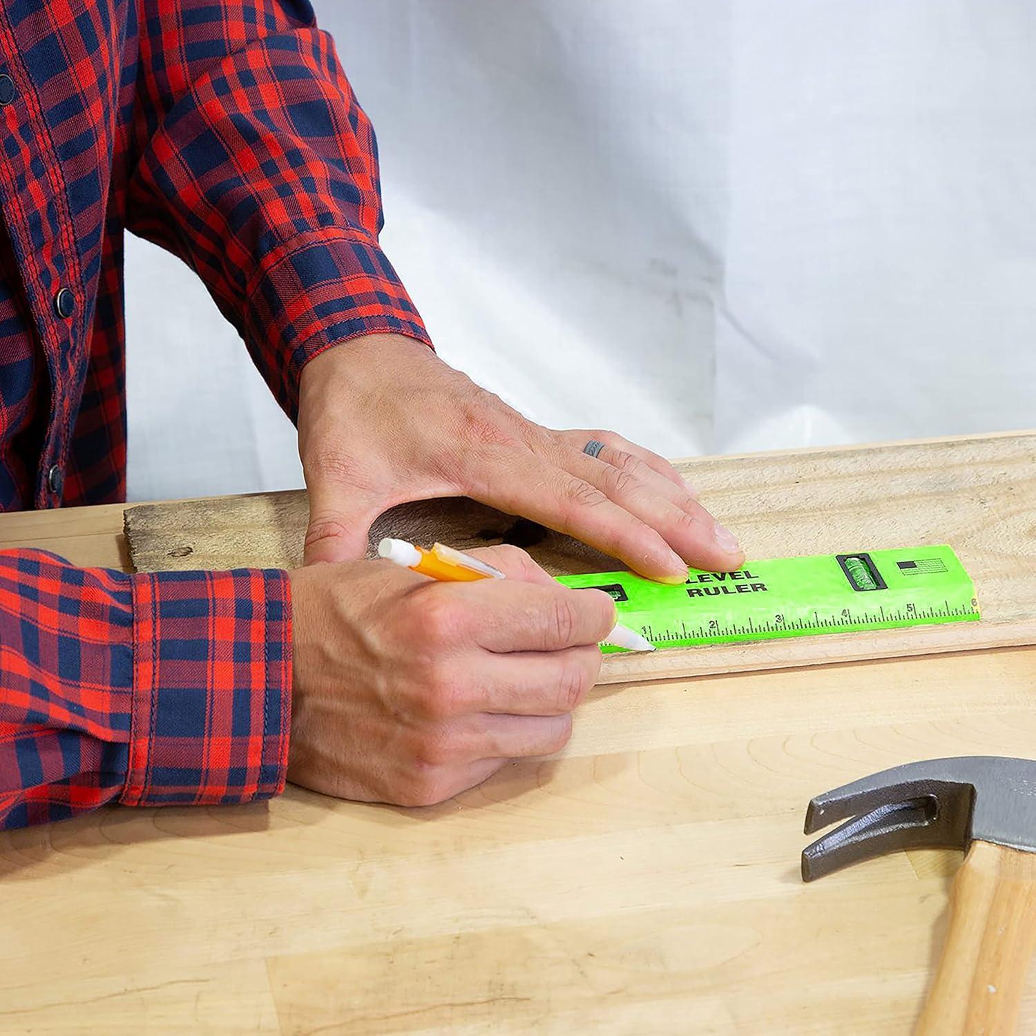 Regla de Nivel Poliestireno MAYES 30.48 cm con Viales