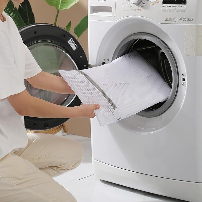 3 Bolsas de Lavandería PapaPick 50x61 cm Malla Duradera