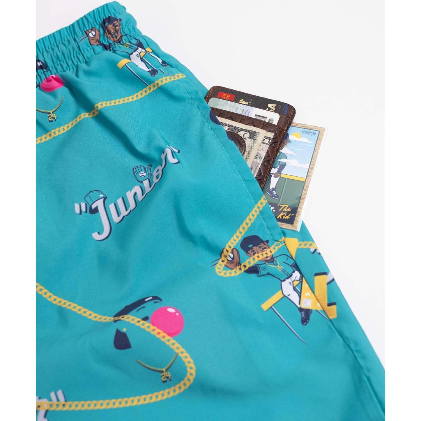 Pantalones Cortos de Béisbol Baseballism Ken Griffey Jr. Azul