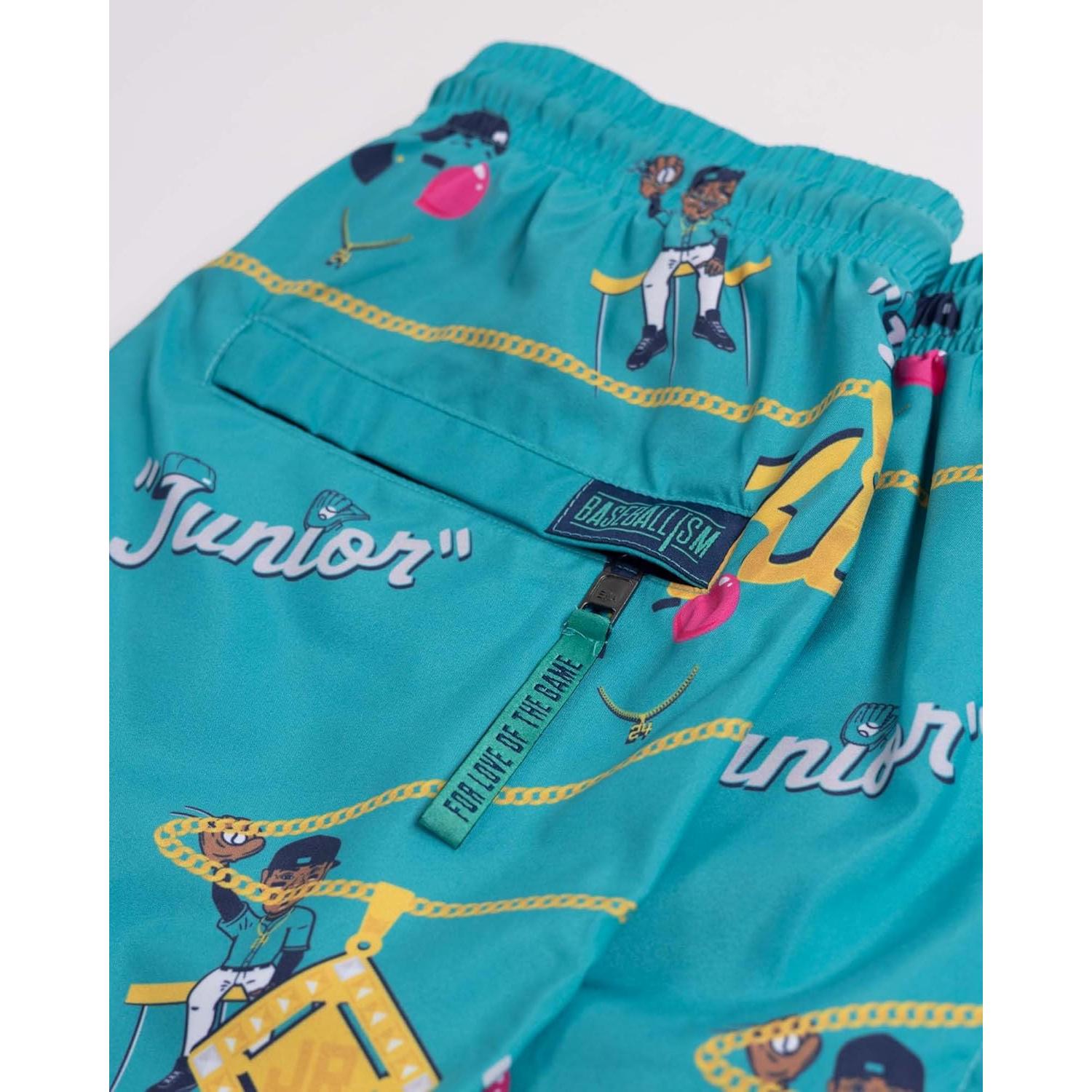 Pantalones Cortos de Béisbol Baseballism Ken Griffey Jr. Azul