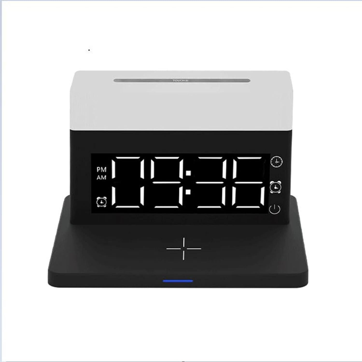 Estación de Carga Inalámbrica 3 en 1 YTFGGY con Reloj y Luz