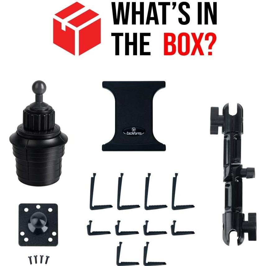 Soporte para Tablet Tackform ELD Ajustable para Coche 17.8-46.7 cm